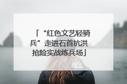“红色文艺轻骑兵”走进石首抗洪抢险实战练兵场