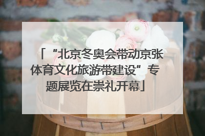 “北京冬奥会带动京张体育文化旅游带建设”专题展览在崇礼开幕