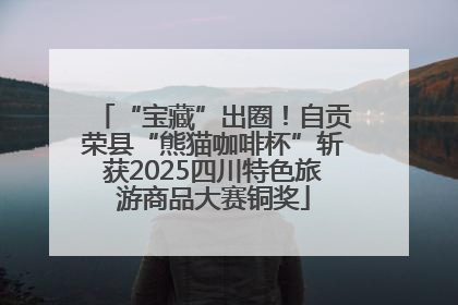 “宝藏”出圈！自贡荣县“熊猫咖啡杯”斩获2025四川特色旅游商品大赛铜奖