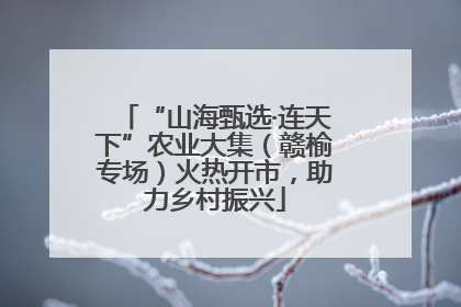 “山海甄选·连天下”农业大集（赣榆专场）火热开市，助力乡村振兴
