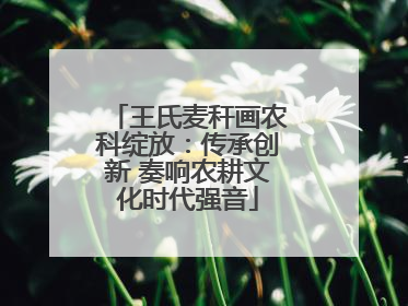王氏麦秆画农科绽放：传承创新 奏响农耕文化时代强音