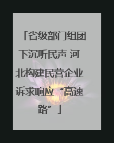 省级部门组团下沉听民声 河北构建民营企业诉求响应“高速路”