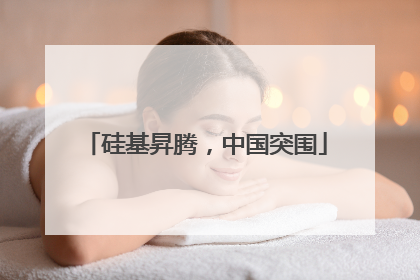 硅基昇腾，中国突围