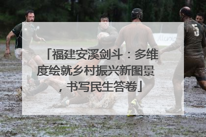 福建安溪剑斗：多维度绘就乡村振兴新图景，书写民生答卷