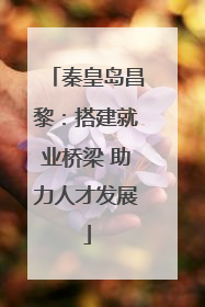 秦皇岛昌黎：搭建就业桥梁 助力人才发展