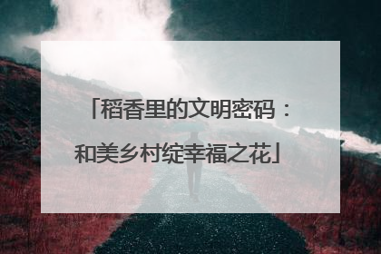 稻香里的文明密码：和美乡村绽幸福之花