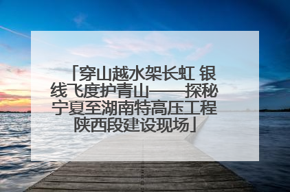 穿山越水架长虹 银线飞度护青山——探秘宁夏至湖南特高压工程陕西段建设现场