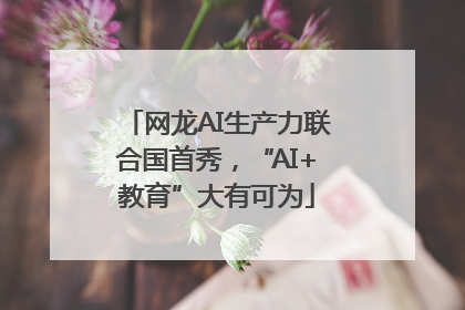 网龙AI生产力联合国首秀，“AI+教育”大有可为