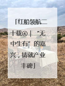 红船领航二十载④｜“无中生有”的嘉兴，铸就产业丰碑