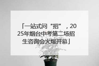 一站式问“招”，2025年烟台中考第二场招生咨询会火爆开幕