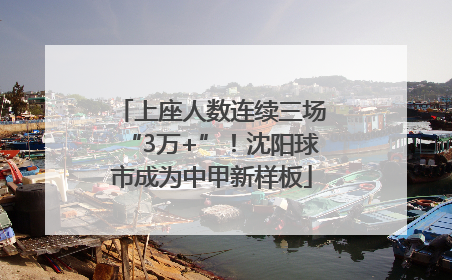 上座人数连续三场“3万+”！沈阳球市成为中甲新样板