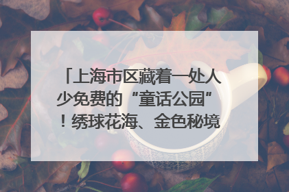 上海市区藏着一处人少免费的“童话公园”！绣球花海、金色秘境……地铁直达→