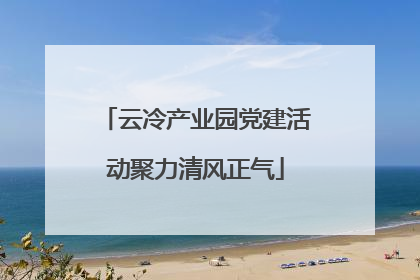 云冷产业园党建活动聚力清风正气