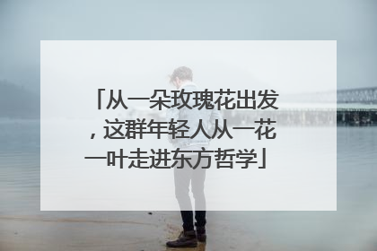 从一朵玫瑰花出发，这群年轻人从一花一叶走进东方哲学
