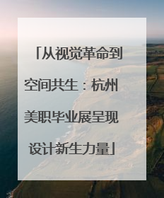 从视觉革命到空间共生：杭州美职毕业展呈现设计新生力量