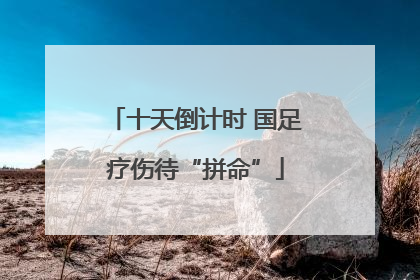 十天倒计时 国足疗伤待“拼命”