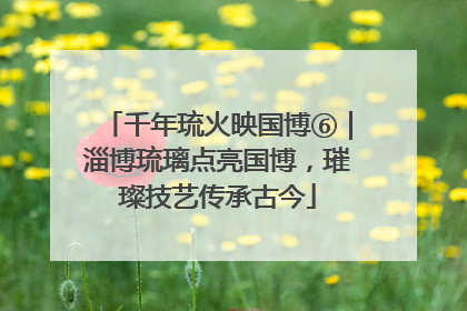 千年琉火映国博⑥｜淄博琉璃点亮国博，璀璨技艺传承古今