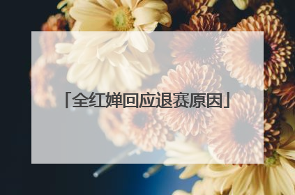 全红婵回应退赛原因