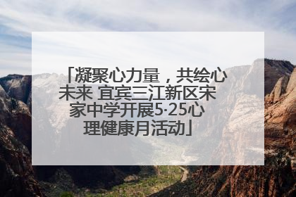 凝聚心力量，共绘心未来 宜宾三江新区宋家中学开展5·25心理健康月活动