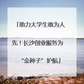 助力大学生敢为人先！长沙创业服务为“金种子”护航