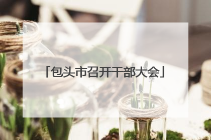 包头市召开干部大会