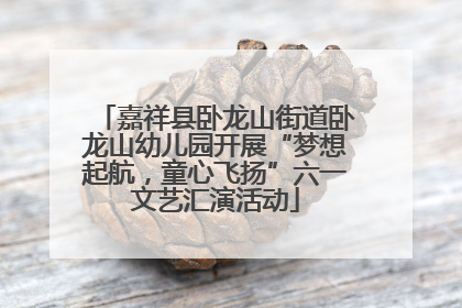 嘉祥县卧龙山街道卧龙山幼儿园开展“梦想起航，童心飞扬”六一文艺汇演活动