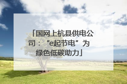 国网上杭县供电公司：“e起节电”为绿色低碳助力