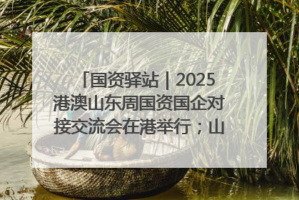 国资驿站｜2025港澳山东周国资国企对接交流会在港举行；山东黄金成功在境外发行3亿美元绿色债券