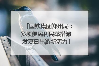 国铁集团郑州局：多项便民利民举措激发夏日出游新活力