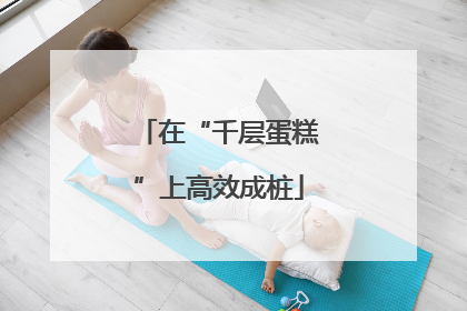 在“千层蛋糕”上高效成桩