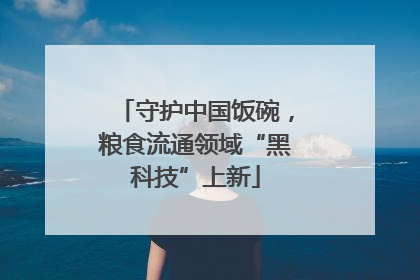守护中国饭碗，粮食流通领域“黑科技”上新