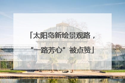 太阳岛新绘景观路，“一路芳心”被点赞