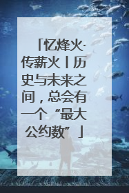忆烽火·传薪火丨历史与未来之间，总会有一个“最大公约数”