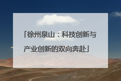 徐州泉山：科技创新与产业创新的双向奔赴