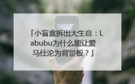 小盲盒拆出大生意：Labubu为什么能让爱马仕沦为背景板？