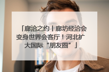 廊洽之约丨廊坊经洽会变身世界会客厅！河北扩大国际“朋友圈”