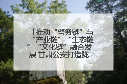 推动“警务链”与“产业链”“生态链”“文化链”融合发展 甘肃公安打造陇原旅游警务品牌