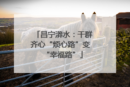 昌宁漭水：干群齐心“烦心路”变“幸福路”