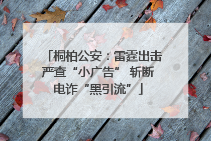 桐柏公安：雷霆出击严查“小广告” 斩断电诈“黑引流”