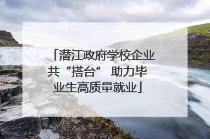 潜江政府学校企业共“搭台” 助力毕业生高质量就业