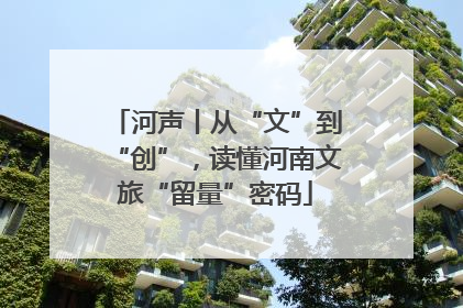 河声丨从“文”到“创”，读懂河南文旅“留量”密码