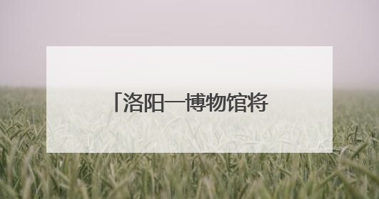 洛阳一博物馆将实行线上实名购票服务(试运行)