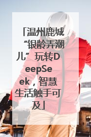 温州鹿城“银龄弄潮儿”玩转DeepSeek，智慧生活触手可及