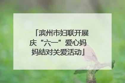 滨州市妇联开展庆“六一”爱心妈妈结对关爱活动