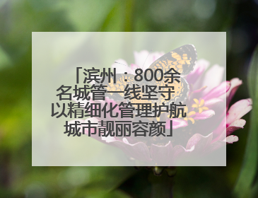 滨州：800余名城管一线坚守 以精细化管理护航城市靓丽容颜