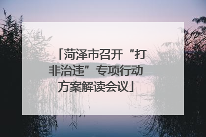 菏泽市召开“打非治违”专项行动方案解读会议