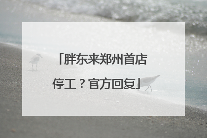 胖东来郑州首店停工？官方回复