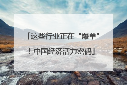 这些行业正在“爆单”！中国经济活力密码