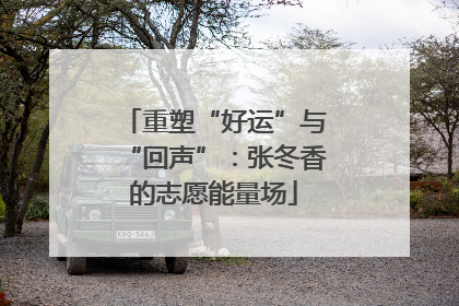 重塑“好运”与“回声”：张冬香的志愿能量场