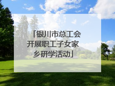 银川市总工会开展职工子女家乡研学活动